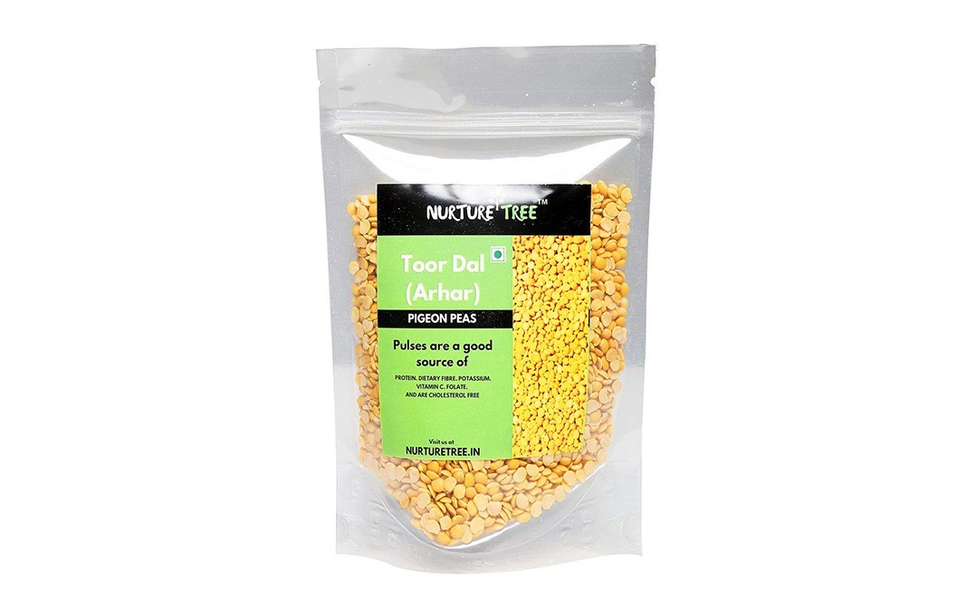 Nurture Tree Toor Dal (Arhar), Pigeon Peas   Pack  500 grams